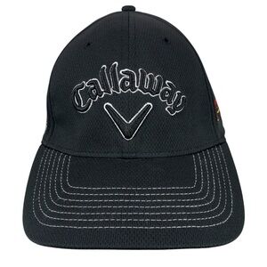 Callaway Diablo Edge Black Fitted Golf Hat FlexFit Cap